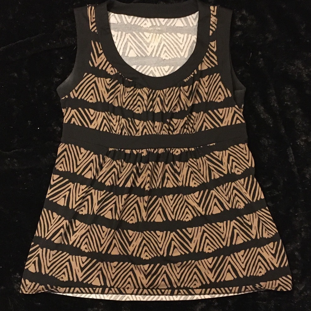 🐯 🤎💛Liz Lange (Target) Brown Striped Sleeveless